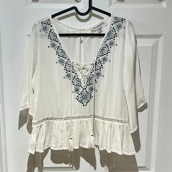 Abercrombie Boho Style Top - Picture 1 of 8